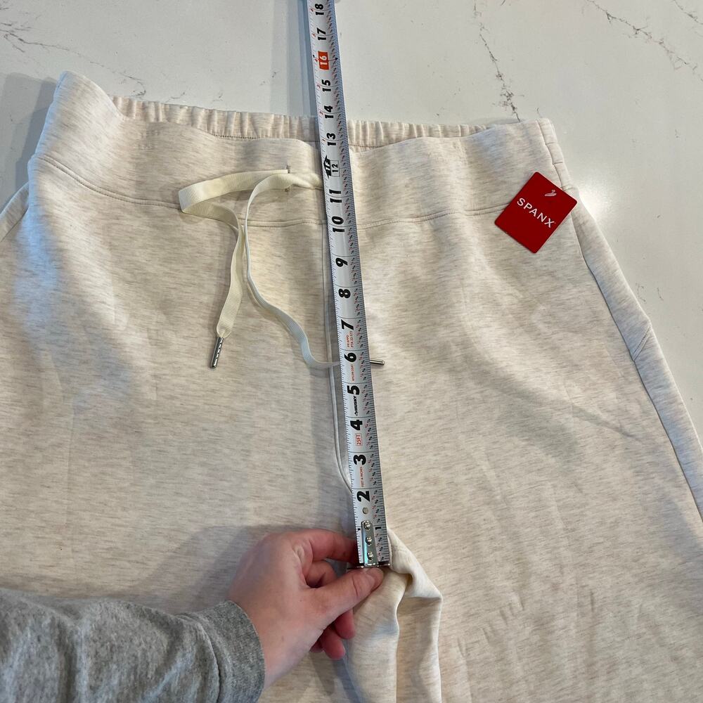 NWT Spanx Air Essentials‎ Cropped Wide Leg Pants Cream Size 1X - Picture 10 of 12